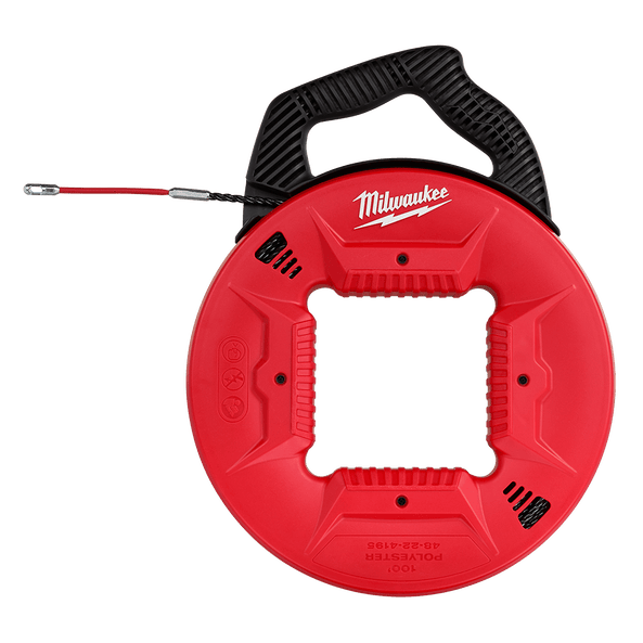 Milwaukee 30m Polyester Fish Tape Metal Leader 48224195