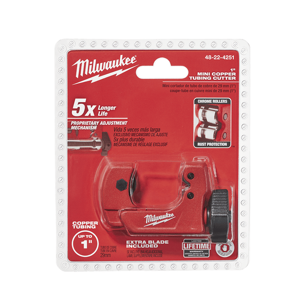 Milwaukee Mini Copper Tubing Cutter 25.4mm (1") 48224251