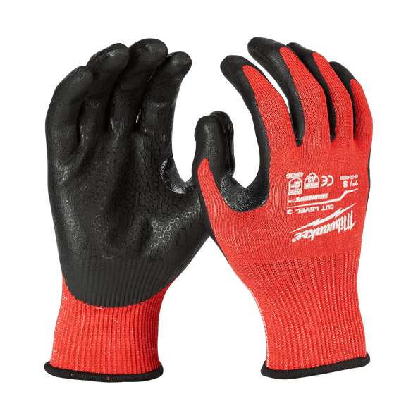 Cut 3(C) Nitrile Dipped Gloves by Milwaukee