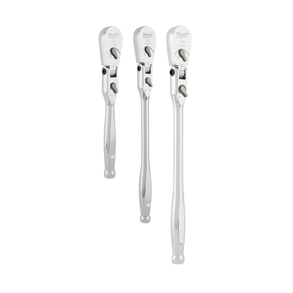 3Pc Flex Head Ratchet Set 48229111 by Milwaukee