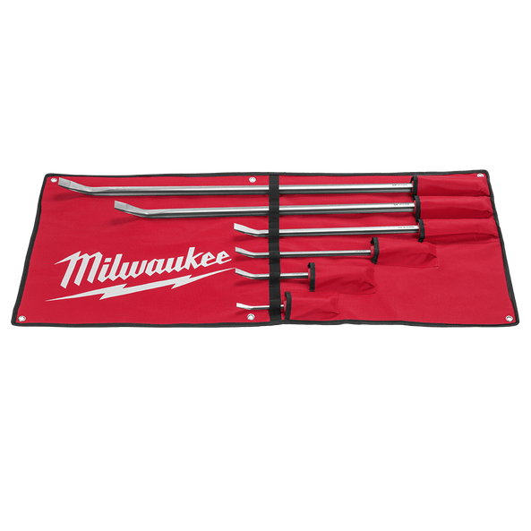6Pce Pry Bar Set In Roll 48229116 by Milwaukee