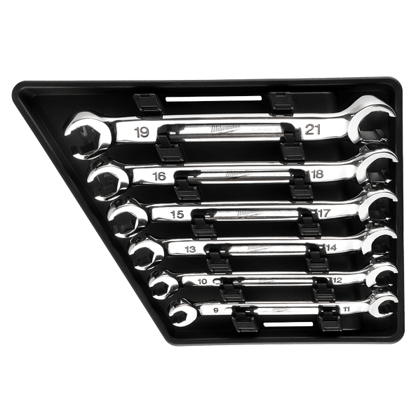 5Pce Metric Double End Flare Nut Wrench Set 48229471 by Milwaukee