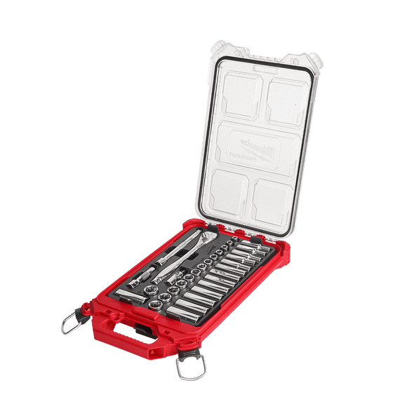 3/8" Drive 32 Piece Metric Ratchet and Socket Set With Packout™ 48229482 by Milwaukee