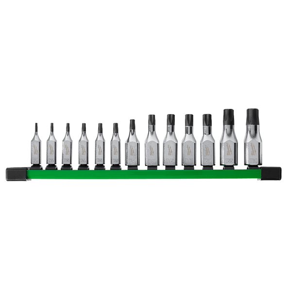 13pce 1/4" & 3/8" Torx Bit Socket Set 48229532 by Milwaukee