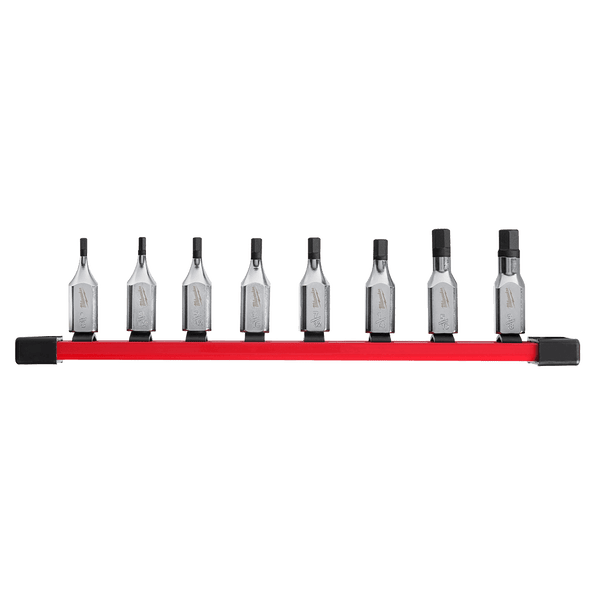 8pce 3/8" Imperial Hex Bit Socket Set 48229542 by Milwaukee