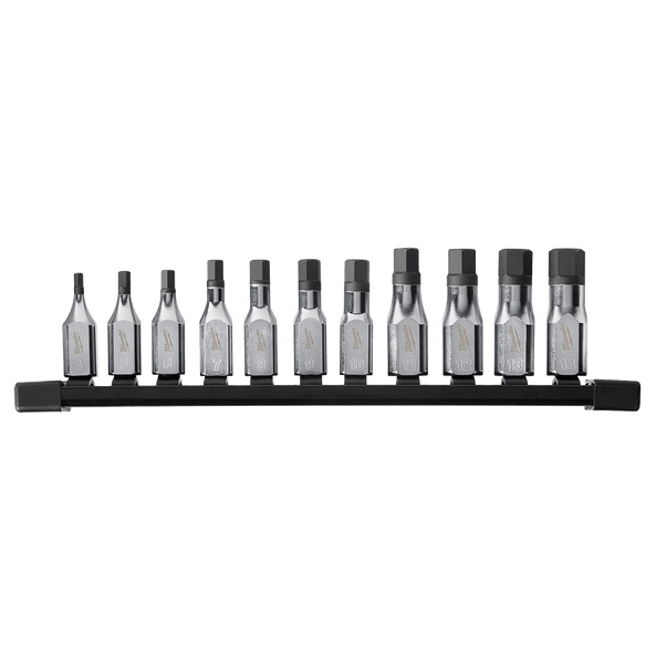 11pce 3/8" Metric Hex Bit Socket Set 48229543 by Milwaukee
