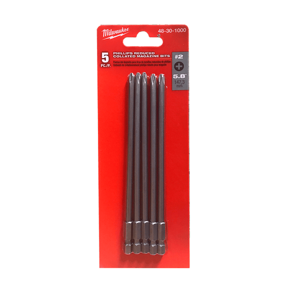 Milwaukee 18V FUEL Collated Screw Gun Reducer Bits (5 Pack) 48301000