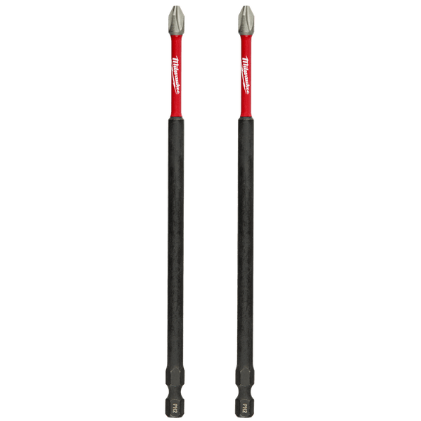 2Pce 150mm #2 SHOCKWAVE™ Phillips Power Bit 48324902 by Milwaukee
