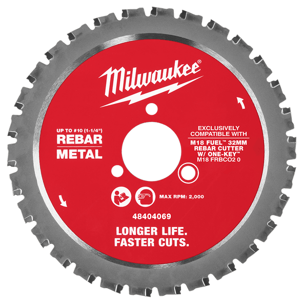 Milwaukee 137mm Rebar Cutting Blade 48404069