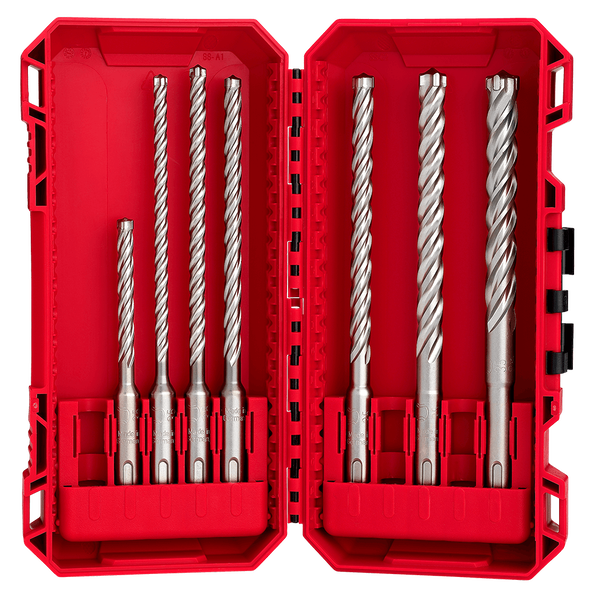 Milwaukee 7Pce SDS Plus MX4 4-Cut Drill Bit 49323556