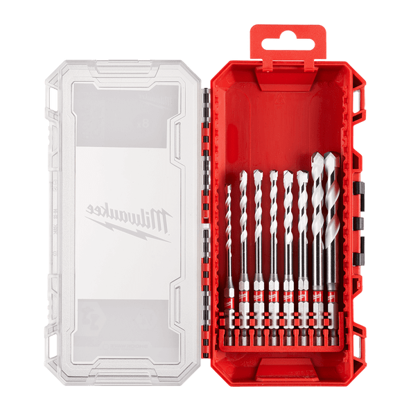 8Pce SHOCKWAVE™ Multi-Material Drill Bit Set 49323560 by Milwaukee