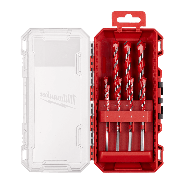 8Pce Masonry Hammer Drill Bit Set 49323561 by Milwaukee