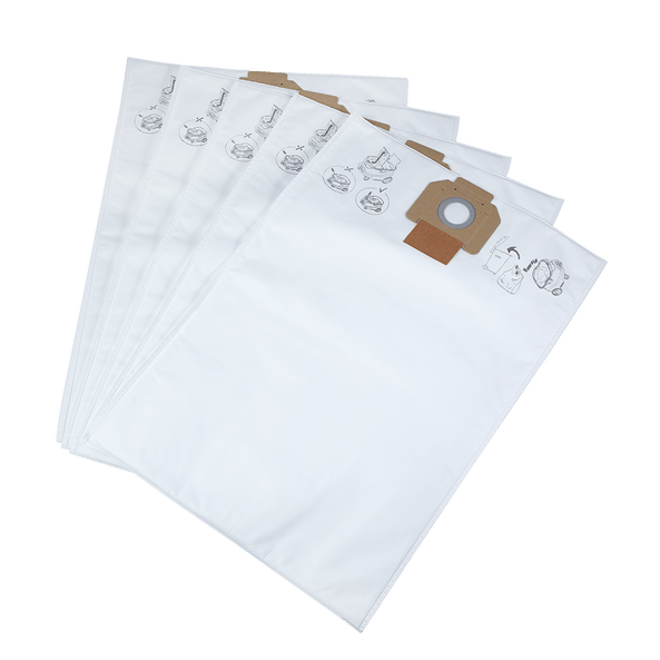 Milwaukee 5Pce Fleece Filter Dust Bags suit AS30LAC and AS30MAC 4932459689