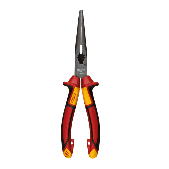 Milwaukee 205mm VDE Long Nose Pliers 4932464564