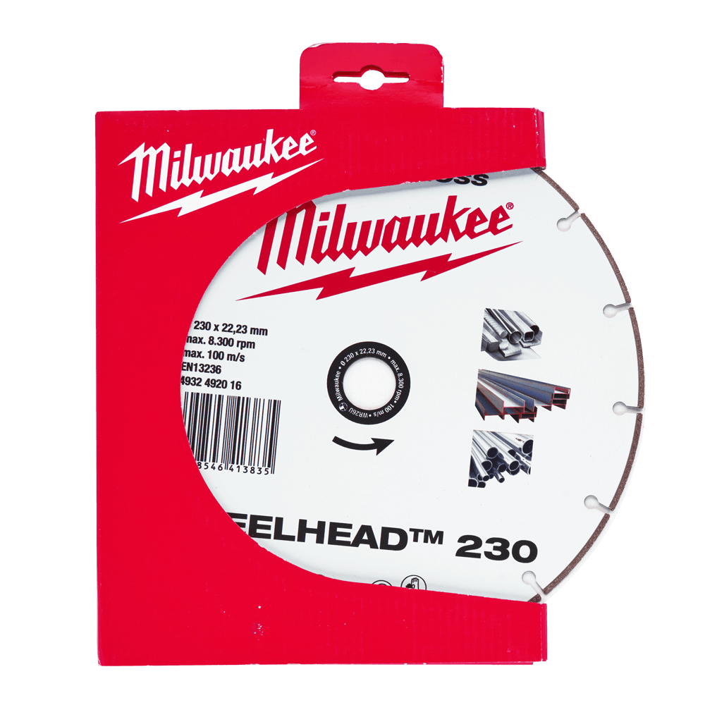 Milwaukee 230mm (9") STEELHEAD™ Metal Diamond Cut-Off Blade 4932492016