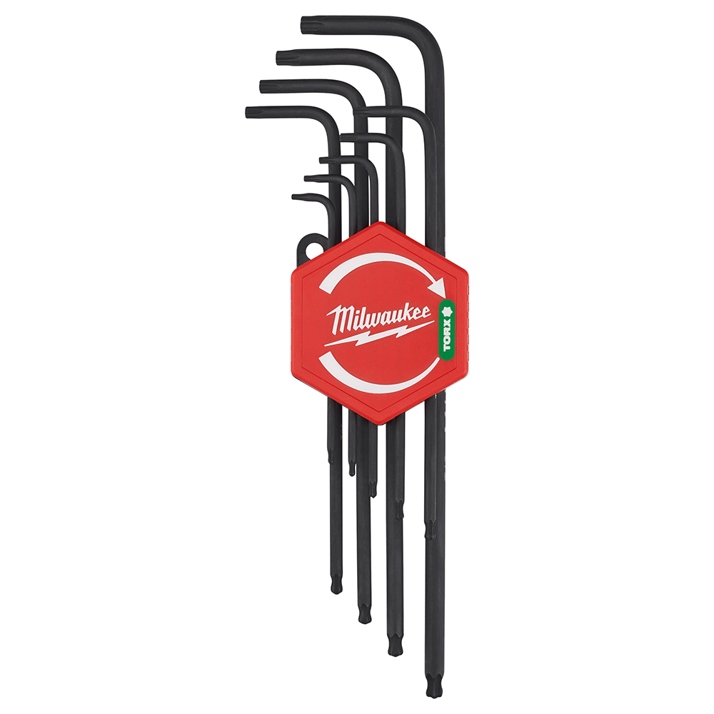 Milwaukee 9Pce Torx L-Style With Ball End Torx Key Set 4932492693