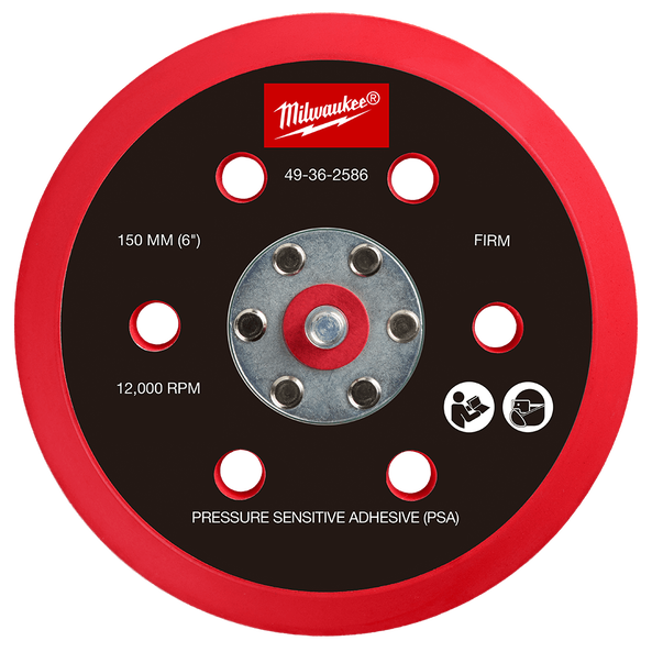 Milwaukee 150mm Sander Backing Pads for M12FROS Sanders