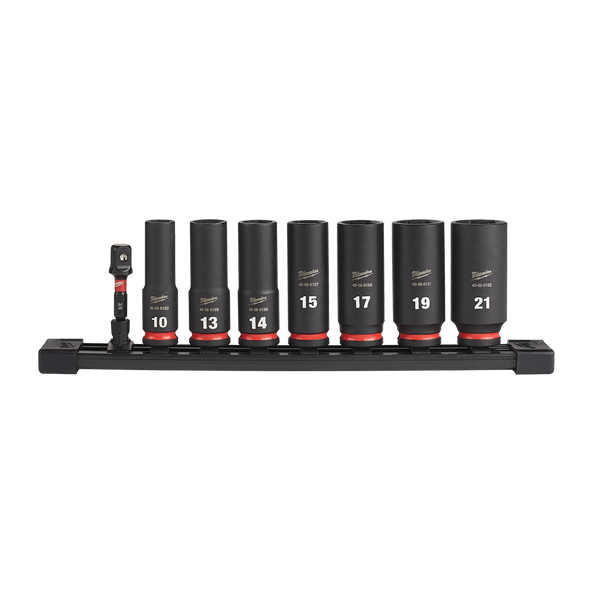 SHOCKWAVE™ 3/8" Drive 8Pce Metric Deep 6 Point Impact Socket Set 49667021 by Milwaukee