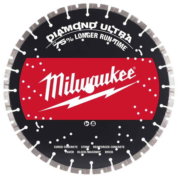 350mm (14") Diamond Ultra Segmented Blade 49937540 by Milwaukee