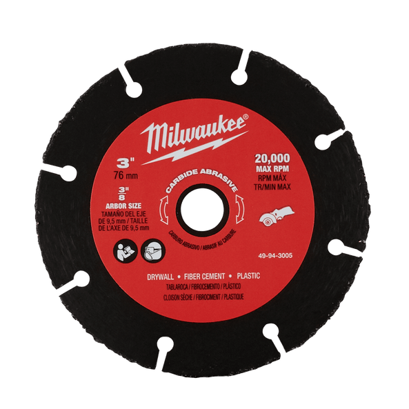 Carbide Abrasive Wheel 75mm - 49943005 by Milwaukee