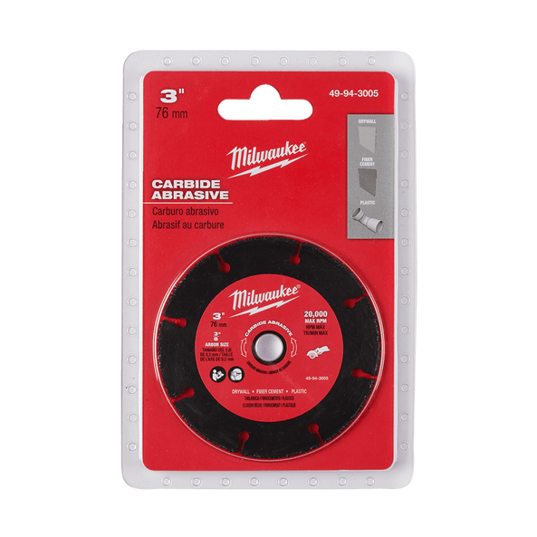 Carbide Abrasive Wheel 75mm - 49943005 by Milwaukee