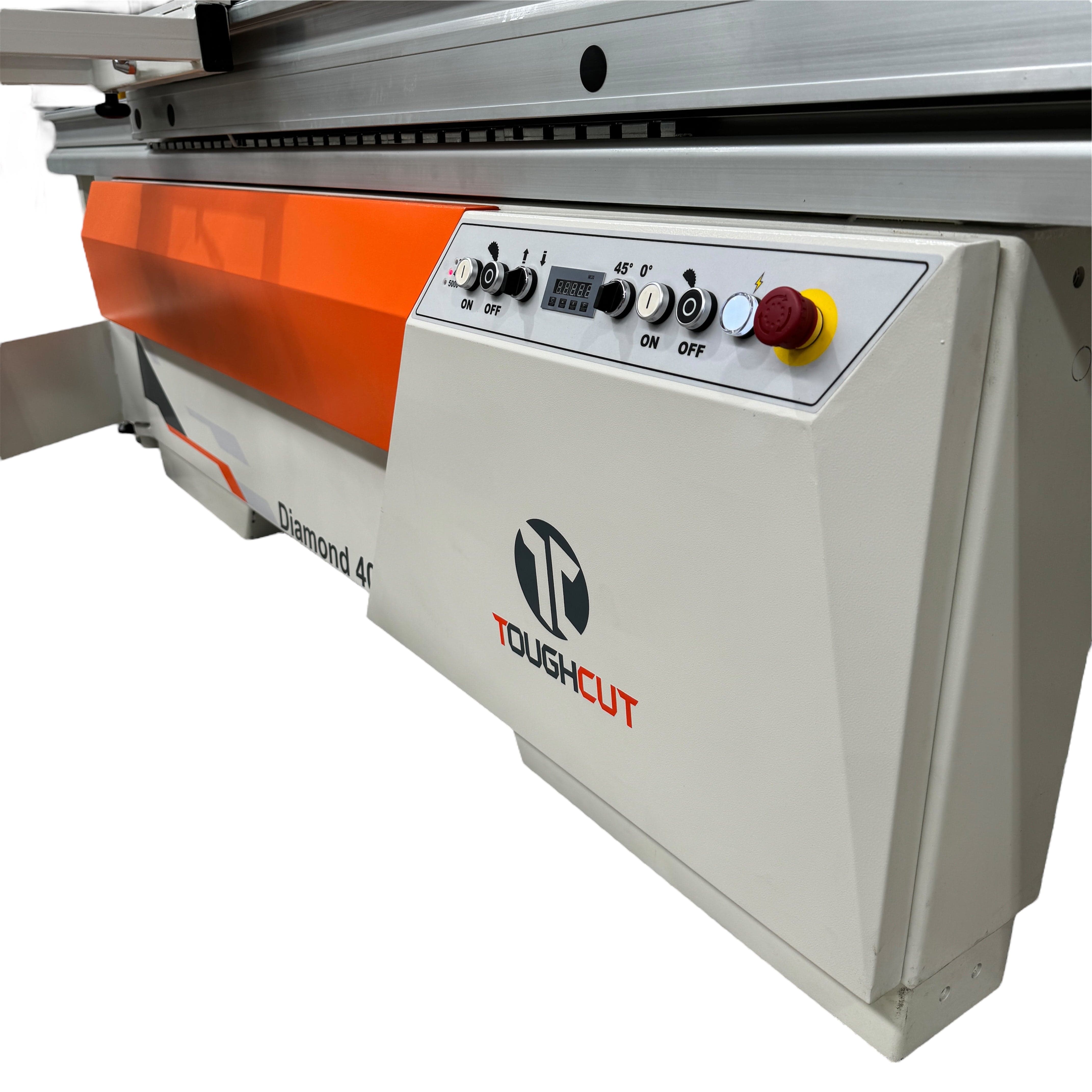 ToughCut 400mm (16") 7.5HP 3.8m Sliding Table Automatic Rise / Fall & Tilt Panel Saw 415V Diamond 400