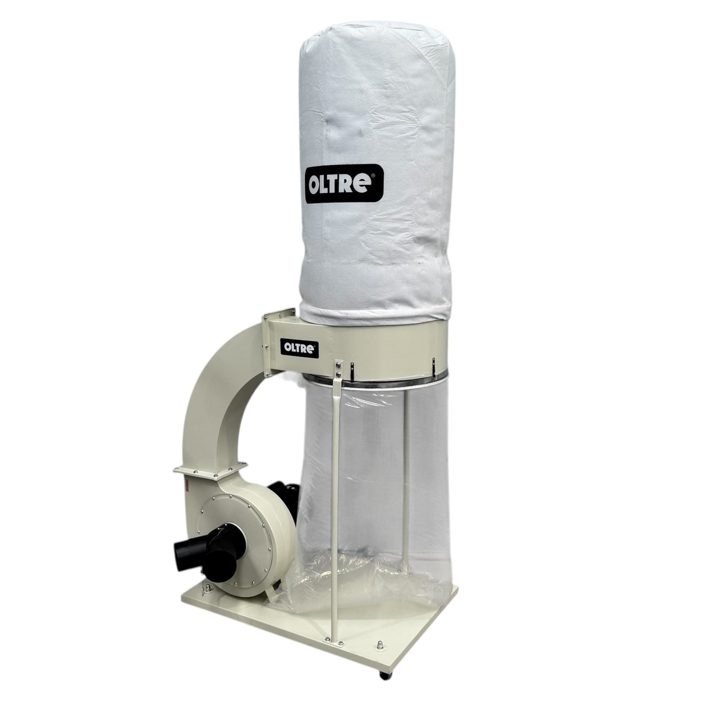 Oltre Dust Collector 240V 2HP 1 x Filter Element (Needle Felt Top Bag + Plastic Bottom Bag) OT-DC-1500
