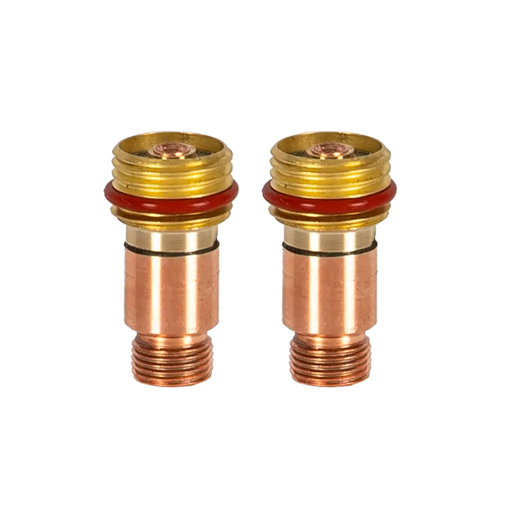 Unimig Gas Lens Body Stubby With O Ring Suit 17/18/26 1.6Mm Qty 2 U11187