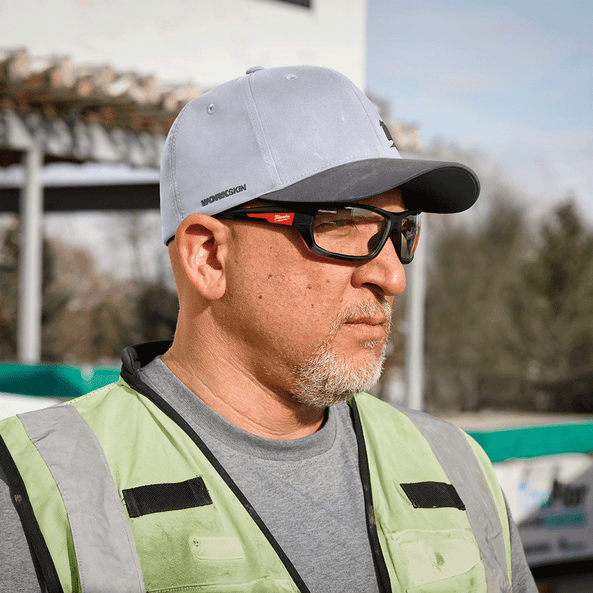 Grey Workskin Fitted Hat 507G by Milwaukee