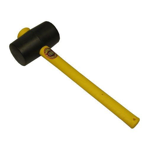 Black Rubber Mallet, Fibre Glass Handle by Thor