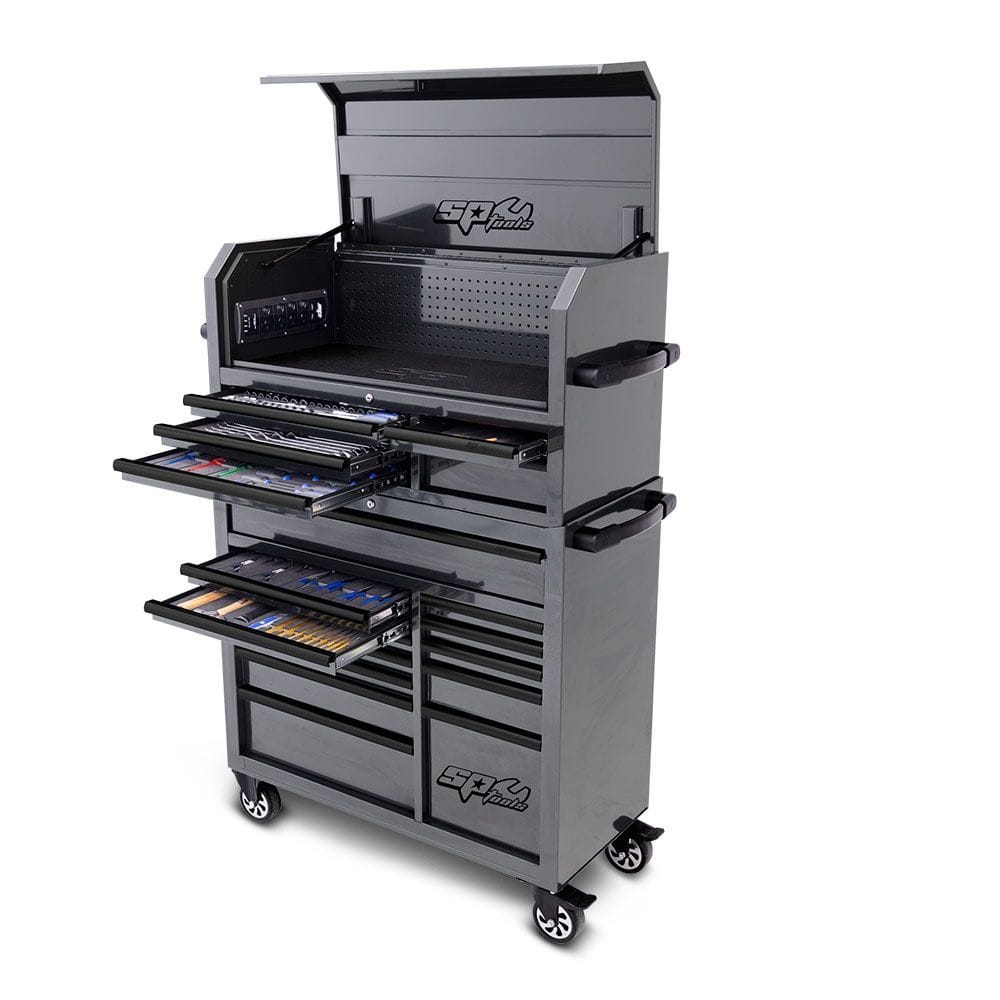 SP Tools Limited Edition Metric/SAE Sumo Series Power Hutch 305pce Tool Kit with Additional EVA Trays SP59551X