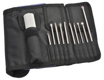11 Pce Screwdriver Power Bit Set + Handle - 5400-S2 by Bordo