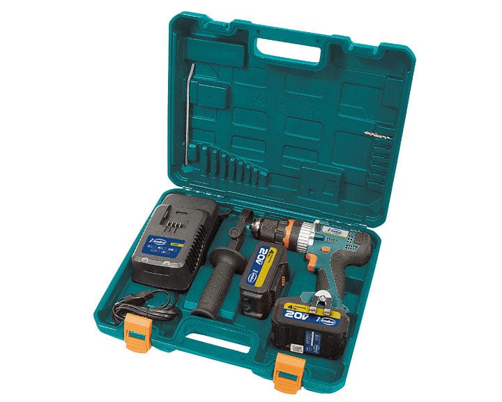 Virutex Cordless 20V Hammer Drill / Driver Kit (2 x 4Ah Battery + Charger) ATB80P / 4000200 *New Arrival*