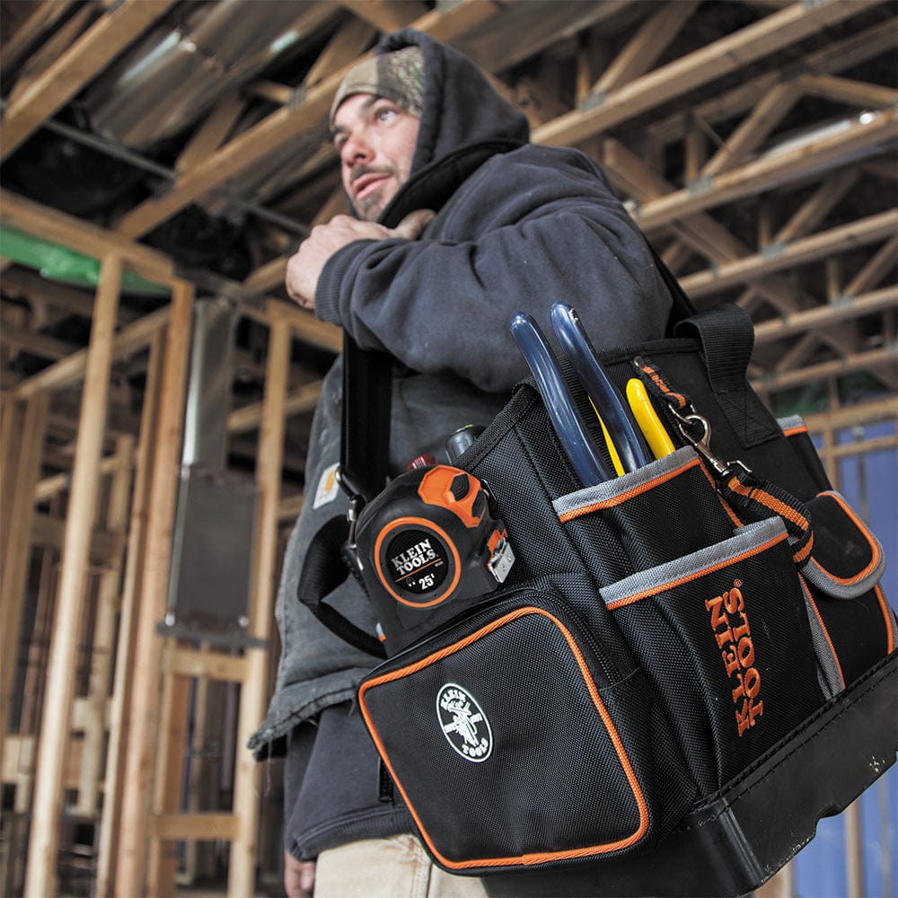 26cm 40 Pockets Tool Bag, Tradesman Pro™ Tool Tote 5541610-14 by Klein