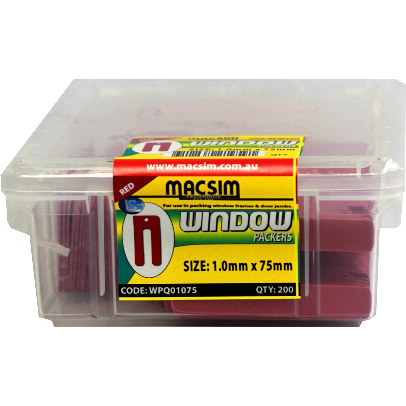 Macsim 200Pce Q Pack Window Packers