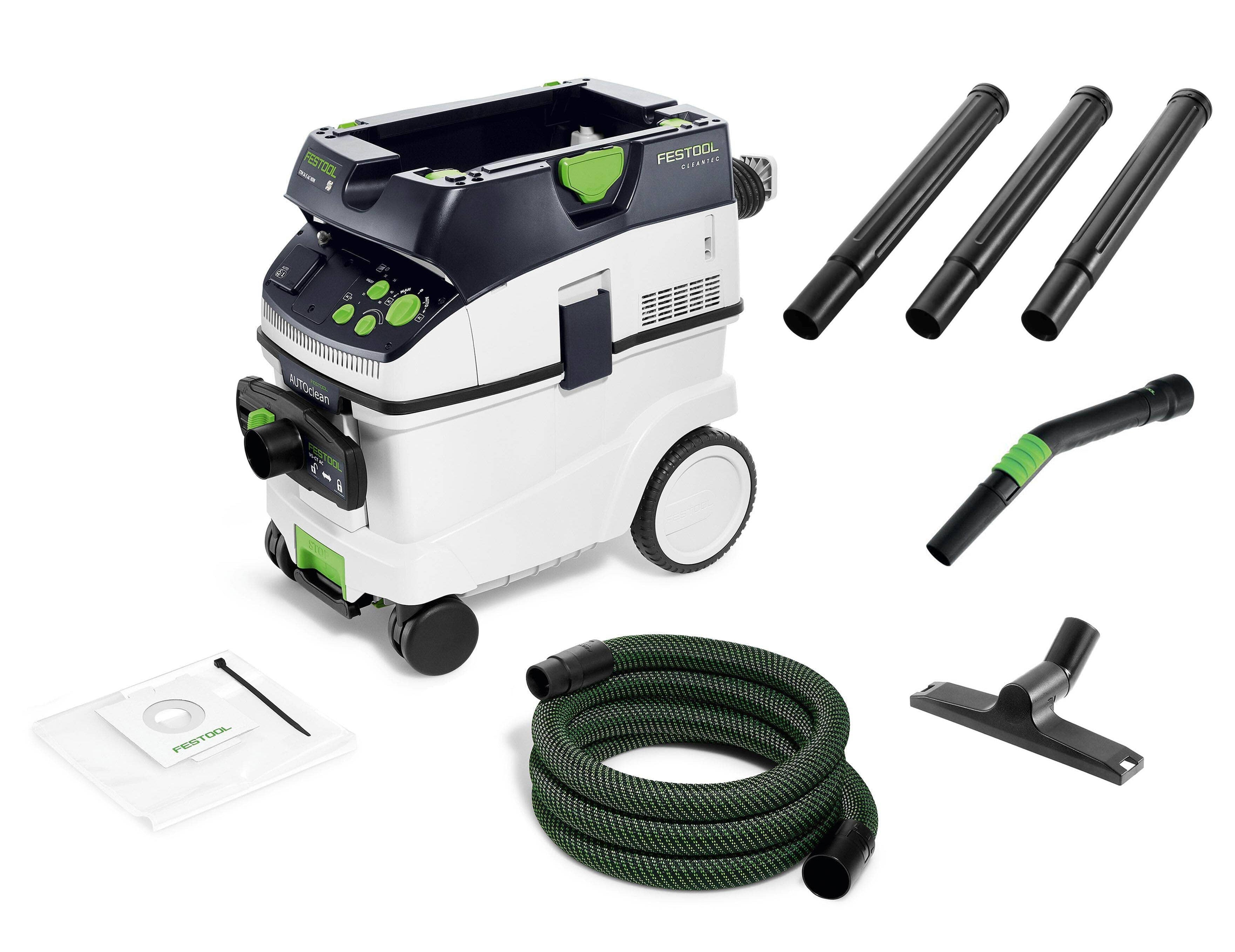 Festool CTM 36L M Class Autoclean Dust Extractor + Cleaning Kit CTM 36 E AC-HD FS 575849