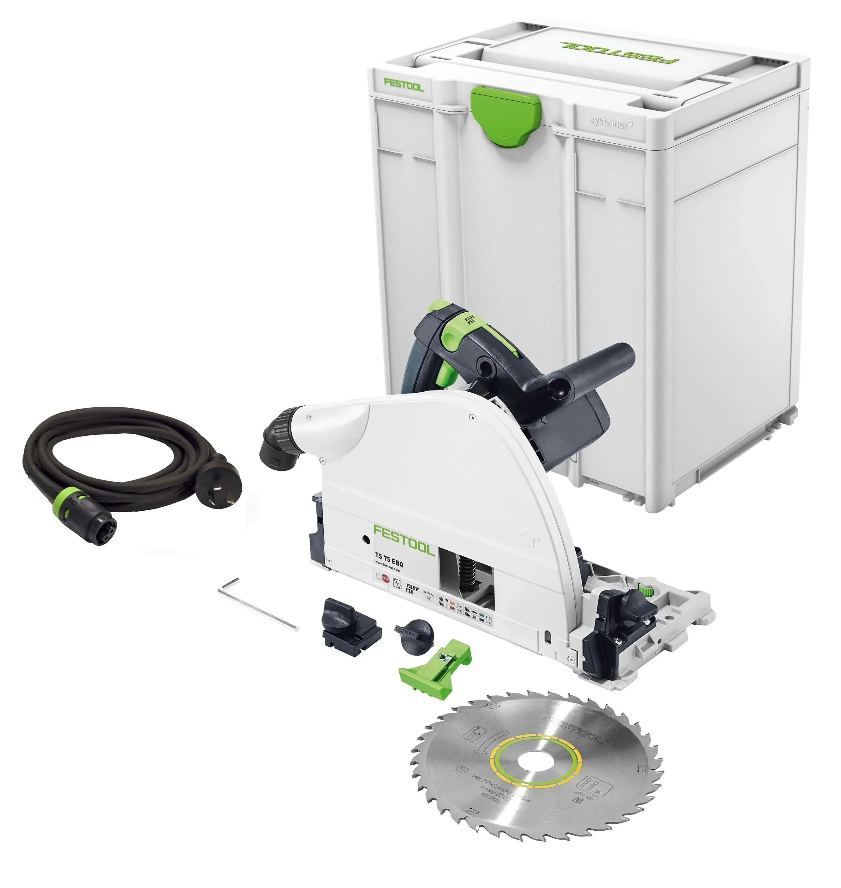 Festool TS 75 Plunge Cut Circular Saw in Systainer | 210mm | 576113