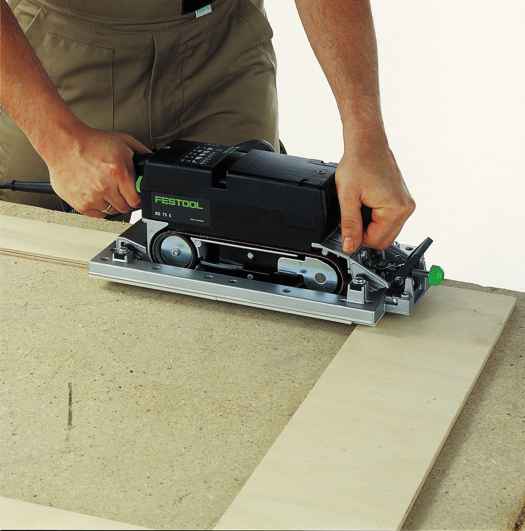 Festool 75mm x 533mm Belt Sander in Systainer with Sanding Frame Set BS 75 E 576297
