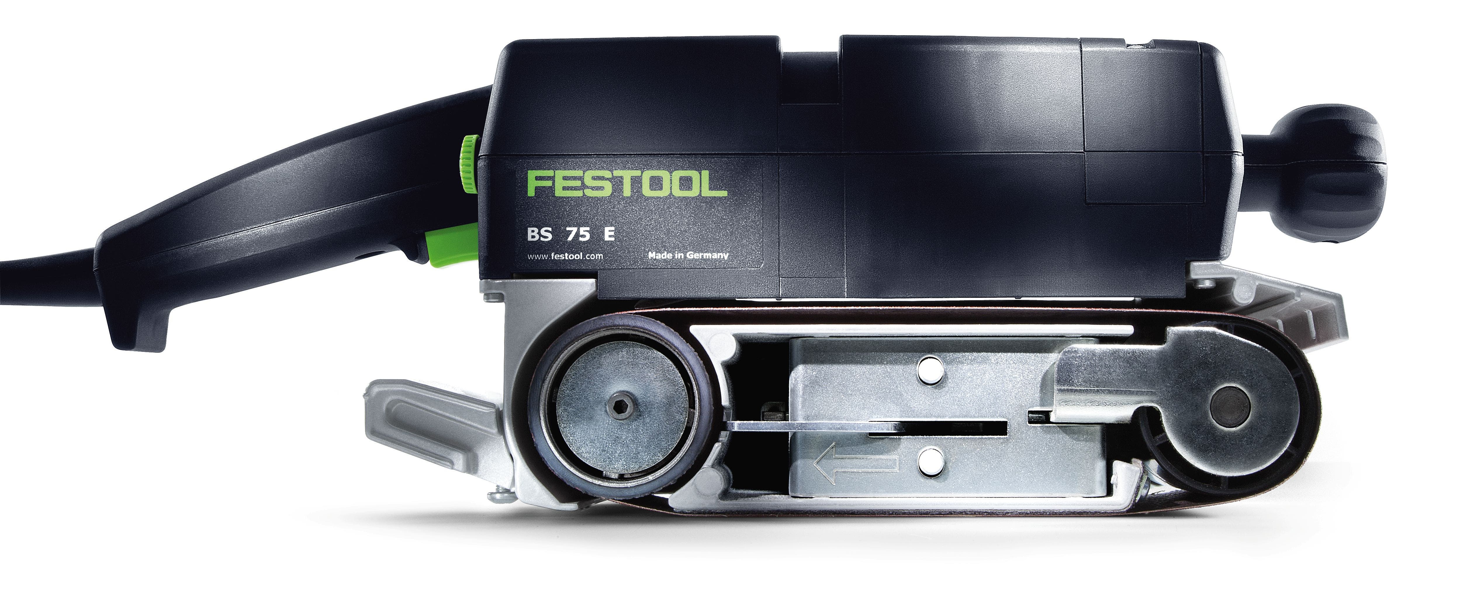 Festool 75mm x 533mm Belt Sander in Systainer with Sanding Frame Set BS 75 E 576297