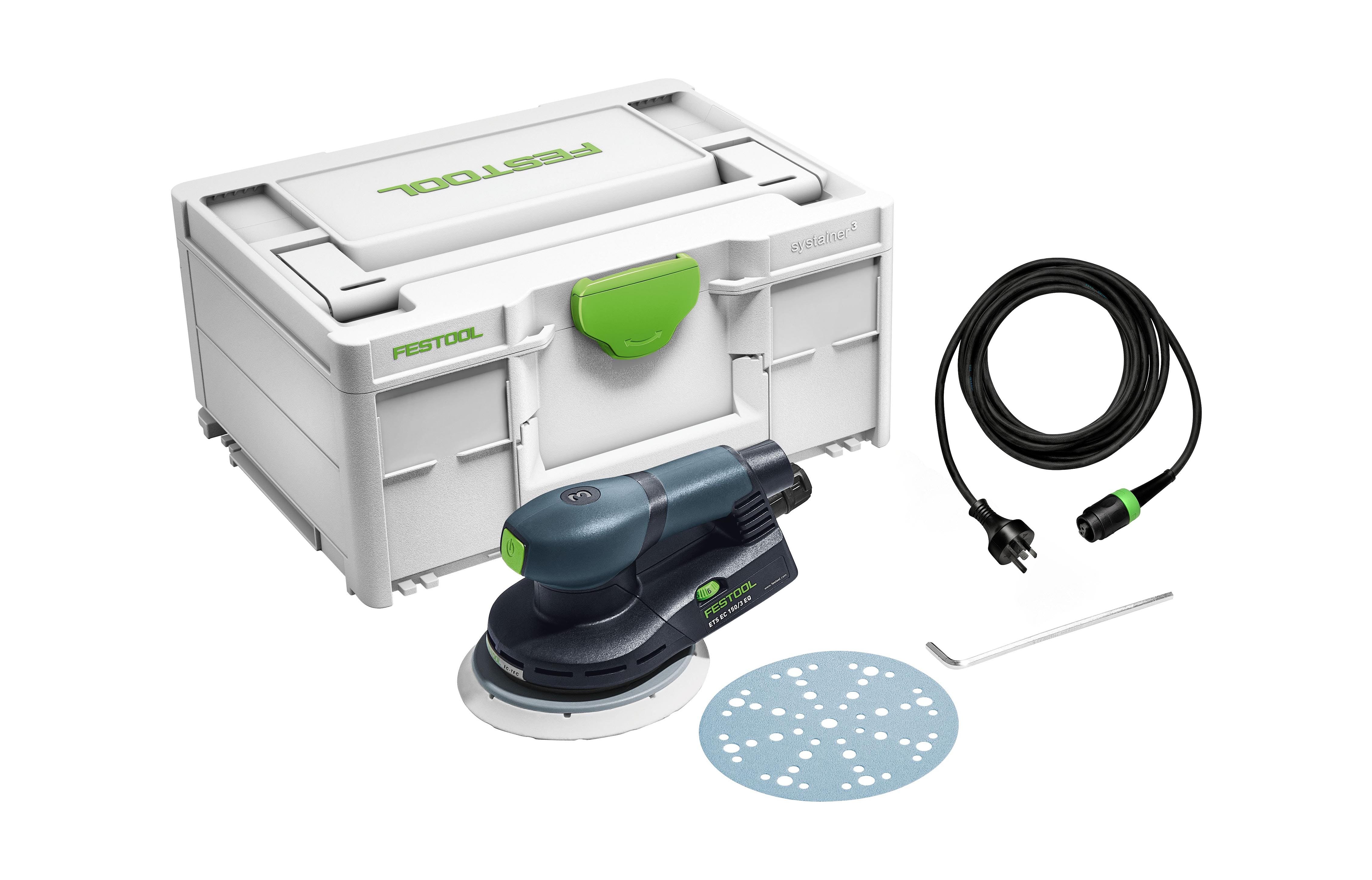 Festool ETS EC 150/3 EQ-Plus 150mm Brushless Random Orbital Sander 3mm in Systainer 576324