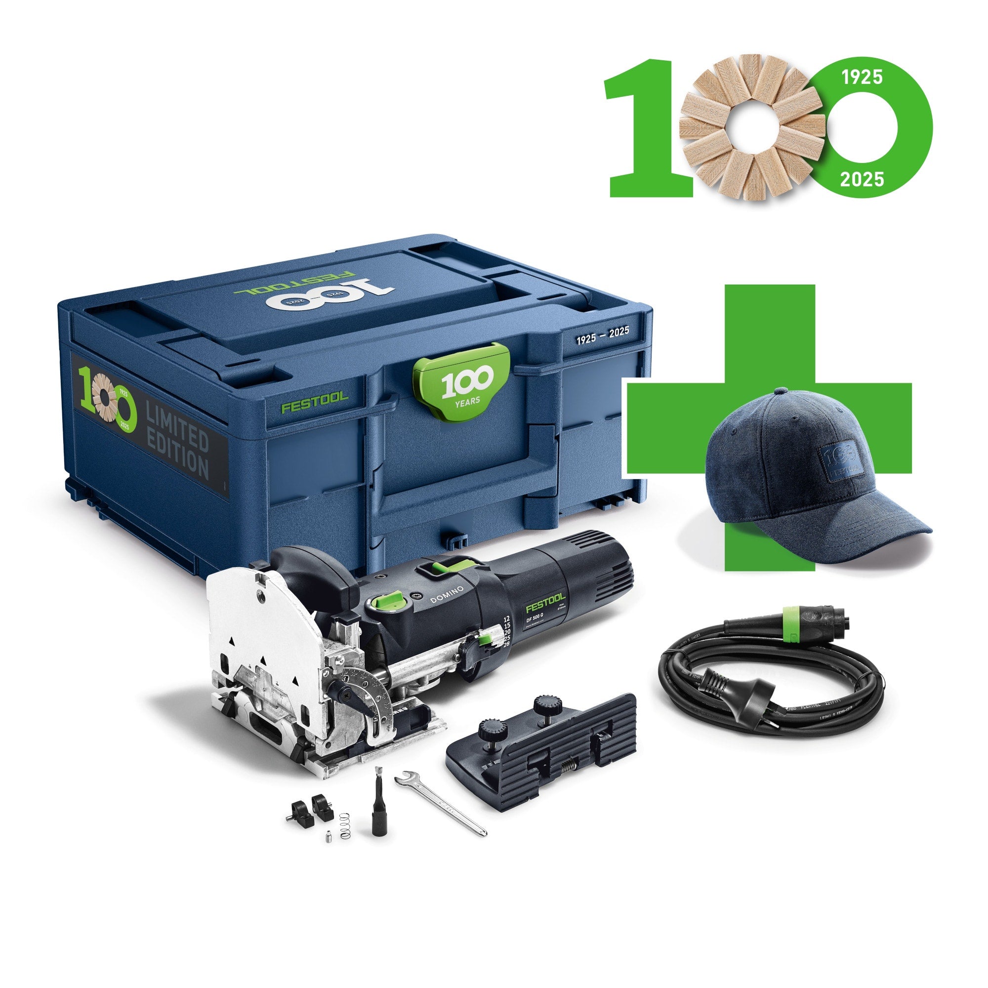 *Limited Edition - 100 Years* Festool DF 500 DOMINO Joining Machine in Systainer 576416