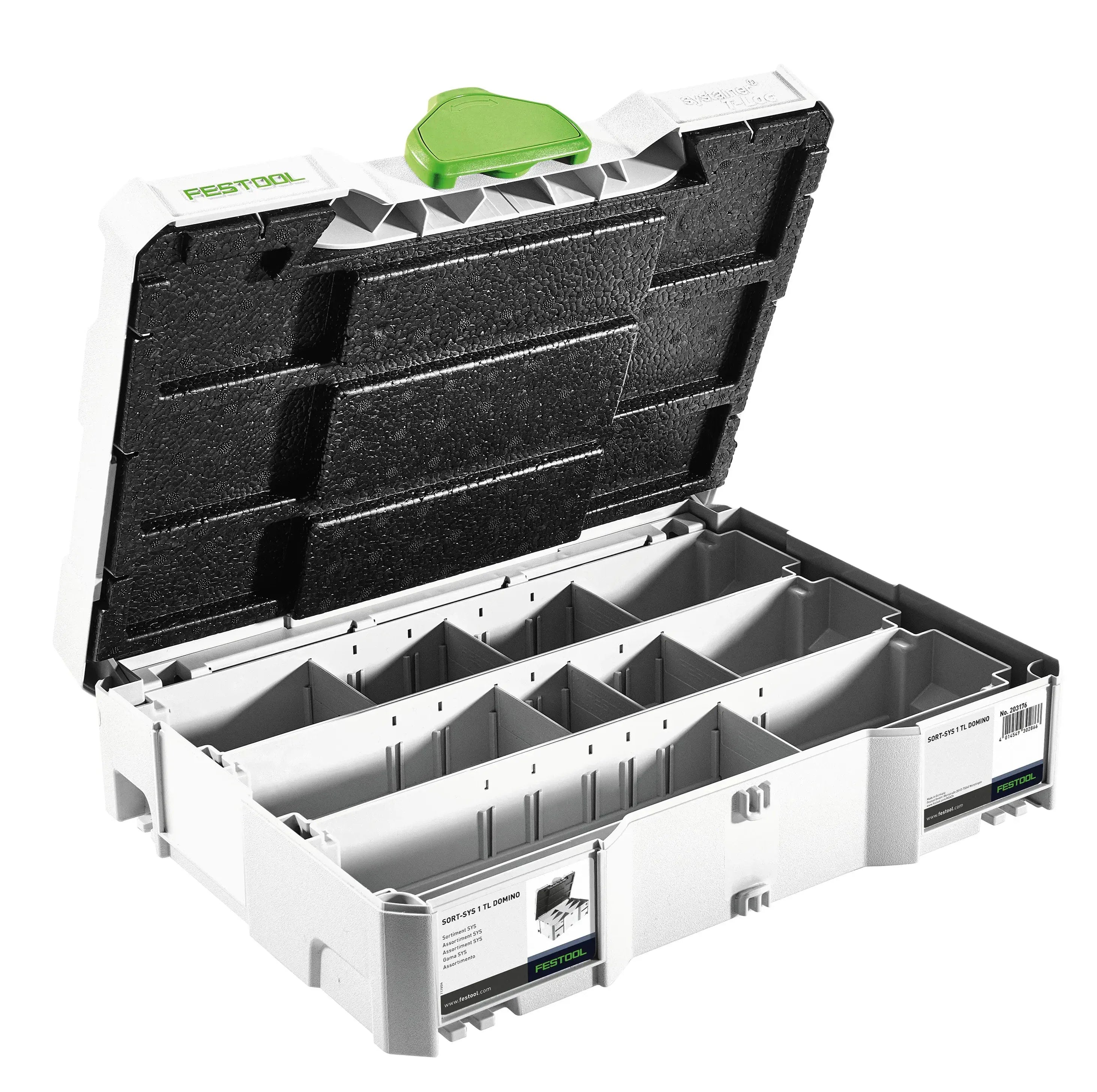 Festool Systainer SYS 1 T-LOC for DOMINO Tenon Storage 576796