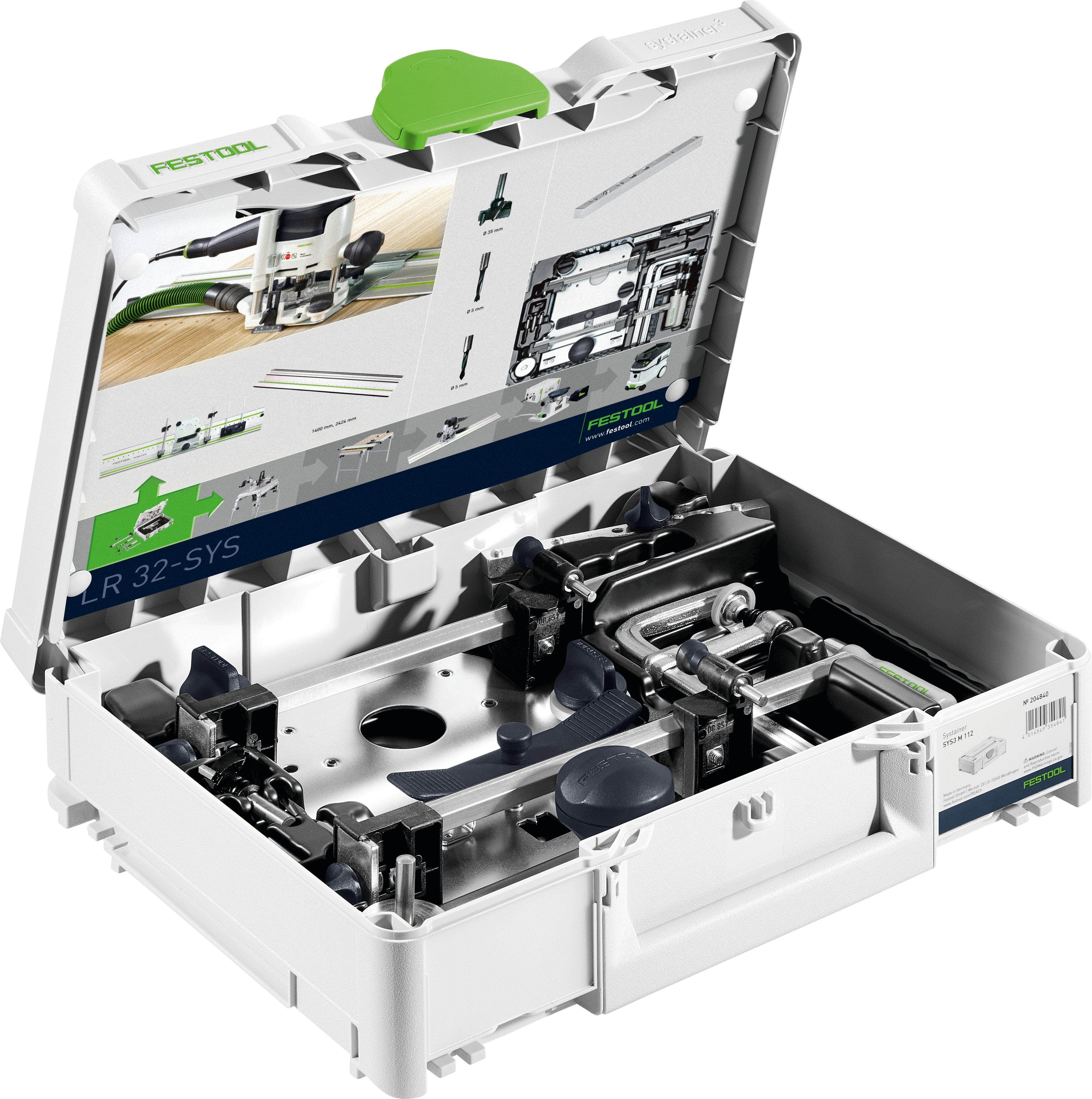 Festool Hole Drilling System Systainer Set for LR 32 System 576799