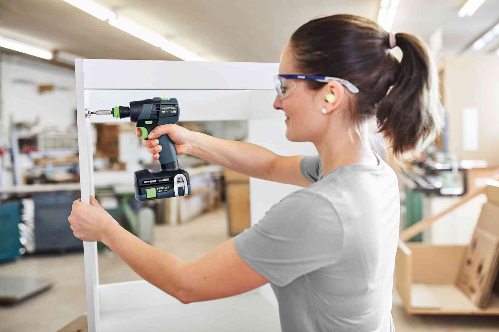 TXS 18V Cordless Compact 2 Speed Drill 5.2Ah Set in Systainer Kit 576895 by Festool