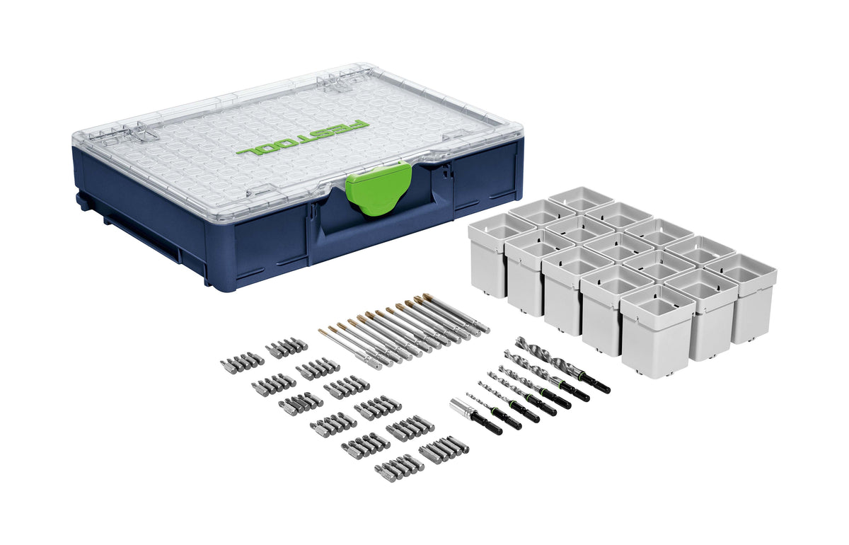 Festool CENTROTEC Bit Set in Systainer3 Medium Organiser 576931