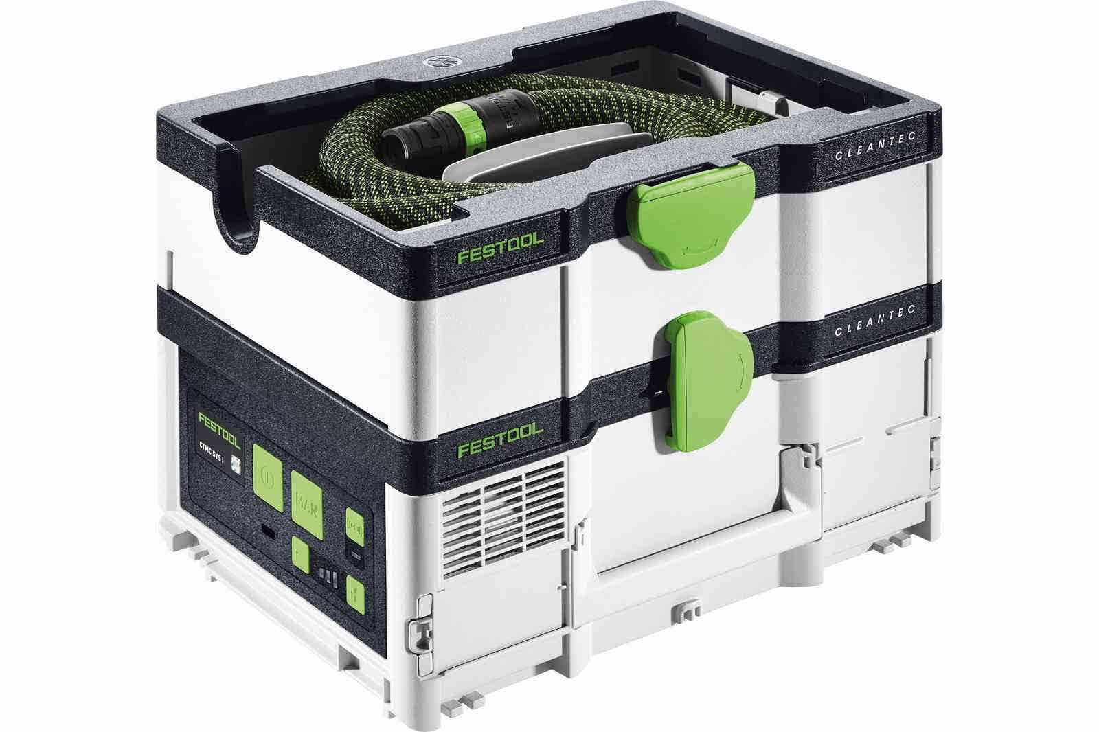 Festool CTMC SYSI 4.5l M Class 18V Cordless Mobile Dust Extractor 4.0Ah High Power Energy Set 576942
