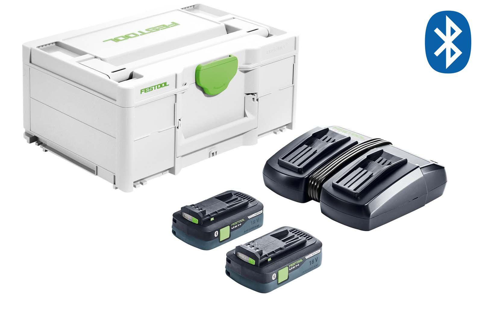 SYS 18V Energy Set 2 x 4.0Ah TCL6 Duo in Systainer 577106 by Festool