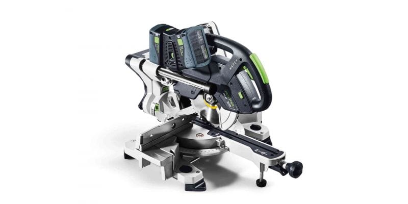 KSC 60 KAPEX 18V Cordless 216mm Slide Compound Mitre Saw 5.2Ah Energy Set & Stand 577178 by Festool