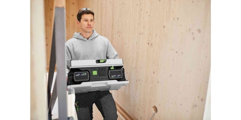 CSC SYS 50 18V Cordless 168mm Systainer Saw 5.2Ah Bluetooth Set - 577376 by Festool