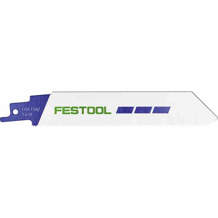 Festool Steel & Stainless Steel Reciprocating Saw Blade - 5 Pack 577489 / 577490